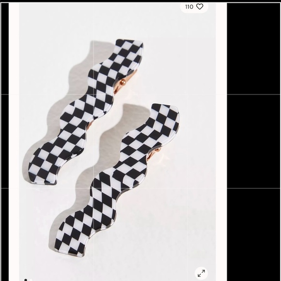 Free people check to it clip set of two - Picture 9 of 10